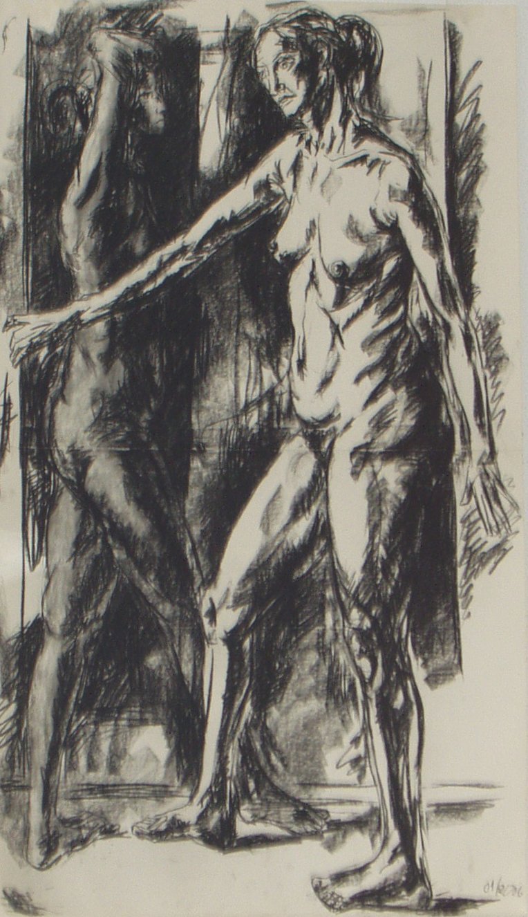Nu artistique. Dessin de nu. Portrait. Nu f&eacute;minin.draw nude, femal nude, dessins de nus Par Christophe GABRIEL
